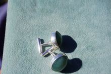 Load image into Gallery viewer, Big Sur Jade Cuff Links
