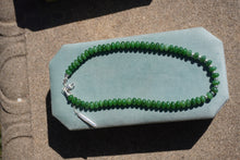 Load image into Gallery viewer, Apple Green Siberian Jade Necklace
