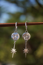 Load image into Gallery viewer, Celestial Huggie Hoops

