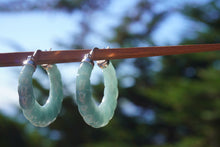 Load image into Gallery viewer, Guatemalan Jadeite Hoops
