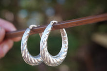 Load image into Gallery viewer, Sterling Hoops
