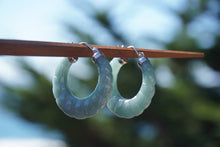 Load image into Gallery viewer, Guatemalan Jadeite Hoops

